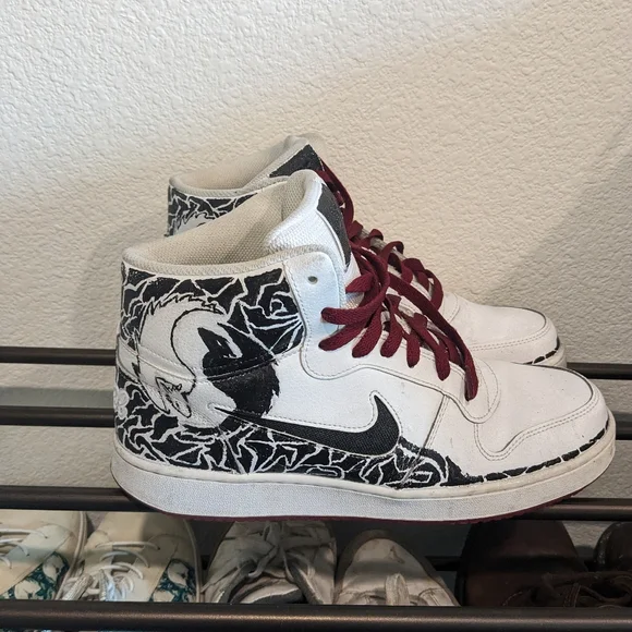 Custom Nike ebernon mid - Picture 1 of 8